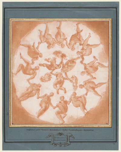 Tanz der Stunden (Skizze für das zentrale Plafondgemälde der Galerie d
