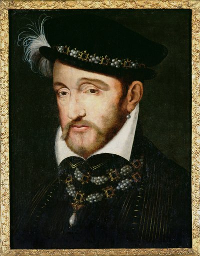 Retrato de Enrique II (1519-59) de Francesco Primaticcio
