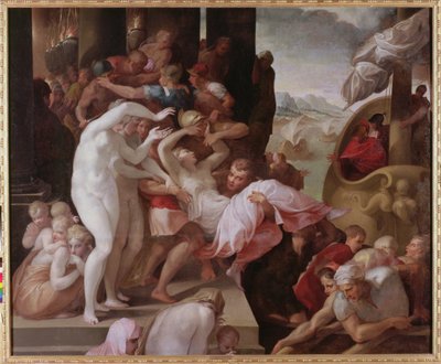 El rapto de Helena de Francesco Primaticcio