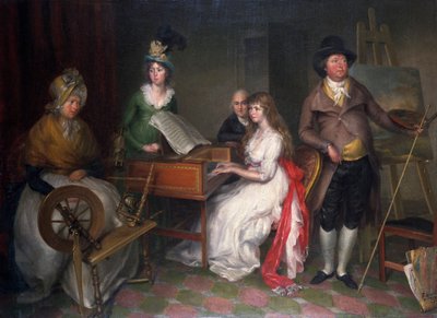 Thomas Jones, 1742-1803 y su familia, 1797 de Francesco Renaldi
