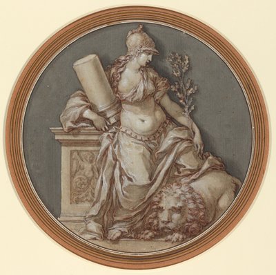 Alegoría de la Fortaleza de Francesco Rosaspina