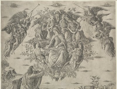 La Asunción de la Virgen, c. 1495 de Francesco Rosselli