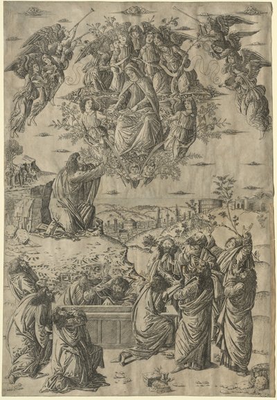 La Asunción de la Virgen, c. 1495 de Francesco Rosselli