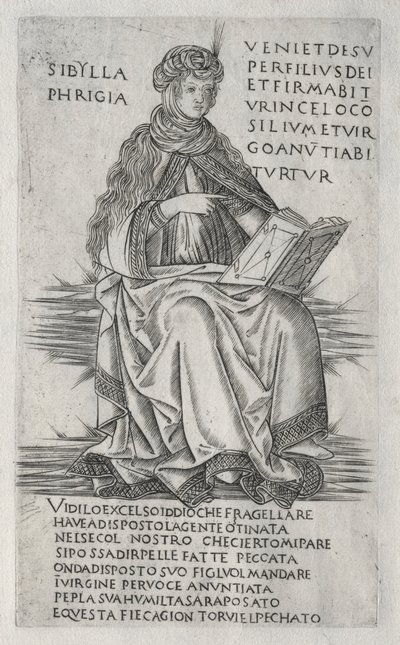 Las Sibilas: La Sibila Frigia, c. 1470-1480 de Francesco Rosselli