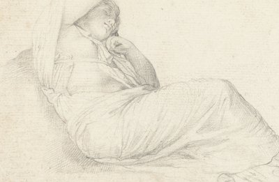 Mujer dormida de Francesco Salviati
