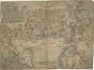 Las bodas de Caná de Francesco Salviati