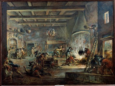 Saqueo de una granja de Francesco Simonini