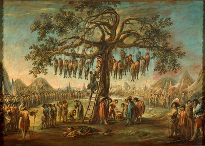 La miseria de la guerra: los ahorcados de Francesco Simonini de Francesco Simonini