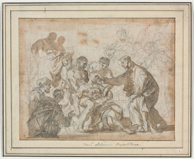 Un milagro de San Mauro de Francesco Solimena