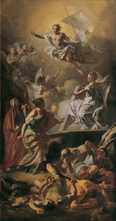 resurrección de cristo de Francesco Solimena