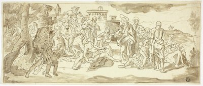 Cristo cura al cojo de Francesco Solimena
