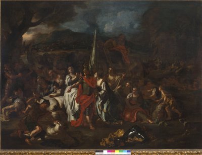 David vencedor de los amalecitas, 1720-21 de Francesco Solimena