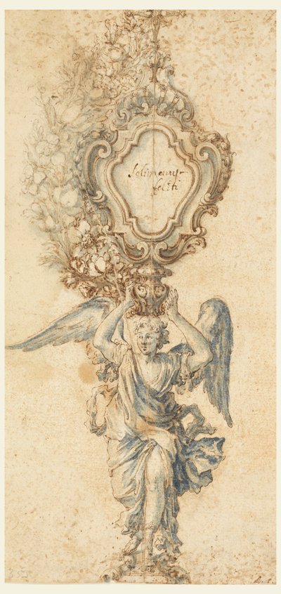 Diseño para un relicario de Francesco Solimena
