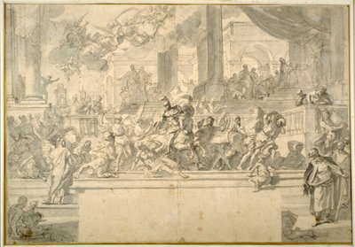 Heliodoro expulsado del Templo de Francesco Solimena