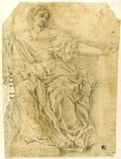 Figura femenina alegórica sentada de Francesco Solimena