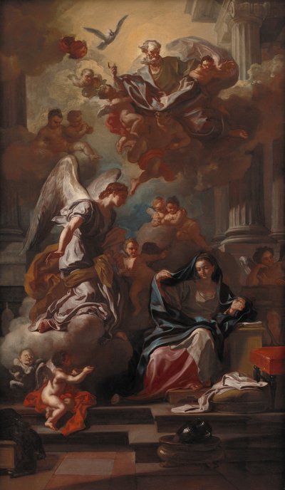 La Anunciación, después de 1733 de Francesco Solimena