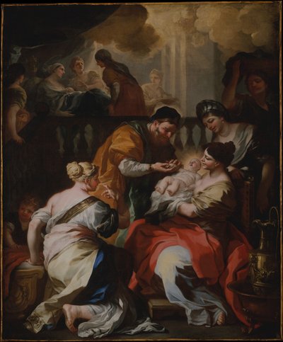 El nacimiento de la Virgen de Francesco Solimena