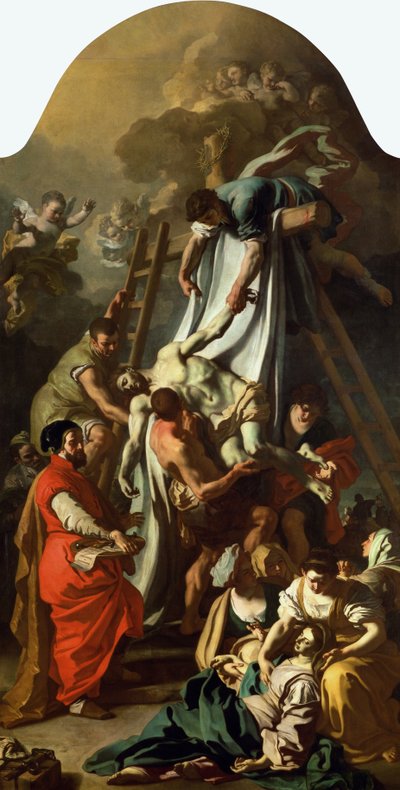 El Descendimiento de la Cruz, 1729 de Francesco Solimena