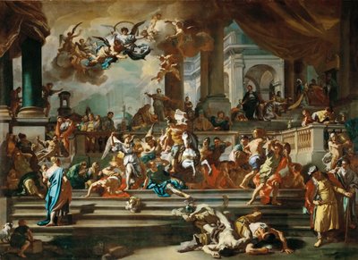 La Expulsión de Heliodoro del Templo de Francesco Solimena