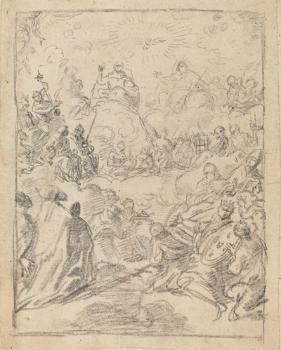 El triunfo de la Trinidad (La Gloria) de Francesco Solimena