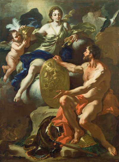 Venus en la fragua de Vulcano de Francesco Solimena