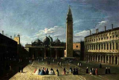 Vista de la Piazza San Marco, Venecia de Francesco Tironi