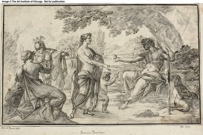 El juicio de Paris de Francesco Trevisani