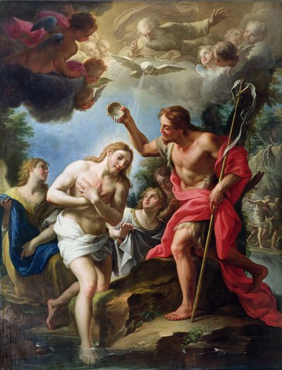 El Bautismo de Cristo de Francesco Trevisani