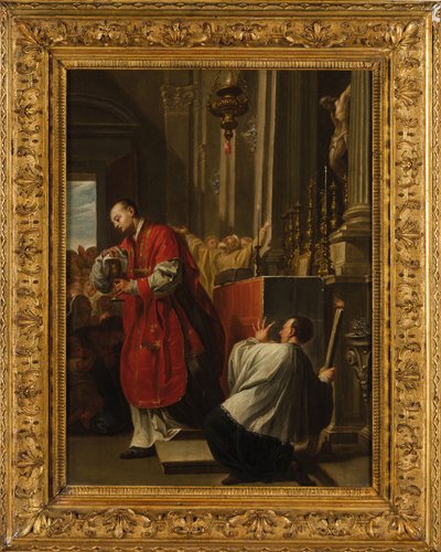 El milagro eucarístico de Bolsena de Francesco Trevisani