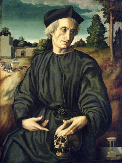 Retrato del Papa Adriano VI como sacerdote de Francesco Ubertini Il Bacchiacca