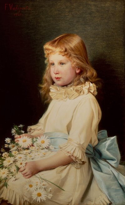 Retrato de Marquerite de Neu-Fville de Francesco Valaperta