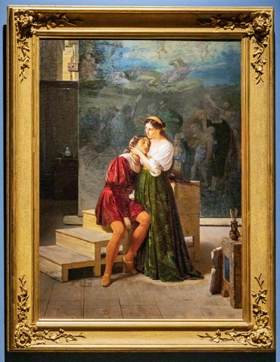 Rafael y Fornarina de Francesco Valaperta