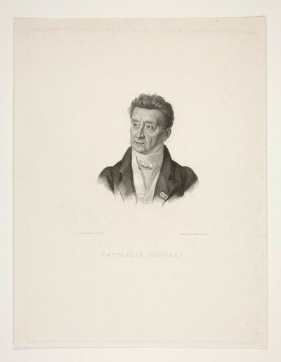 Retrato de Rafael Morghen de Francesco Vendramini