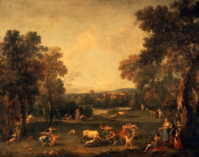 Caza de toros de Francesco Zuccarelli