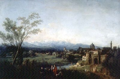 Paisaje fantástico, Vicenza de Francesco Zuccarelli