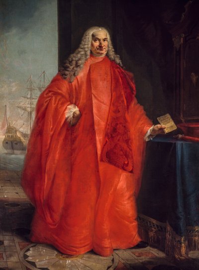 Retrato de Daniele Girolamo Dolfin (1656-1729), político veneciano de Francesco Zugno