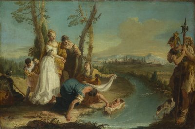 El hallazgo de Moisés de Francesco Zugno