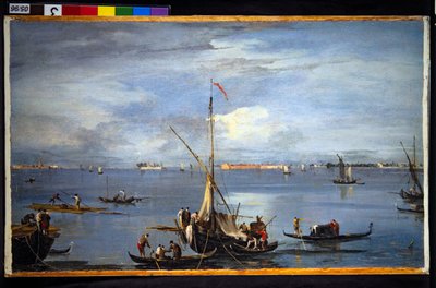 Una vista en la laguna veneciana de Francesco and/or Gian Antonio (1699 1761) Guardi