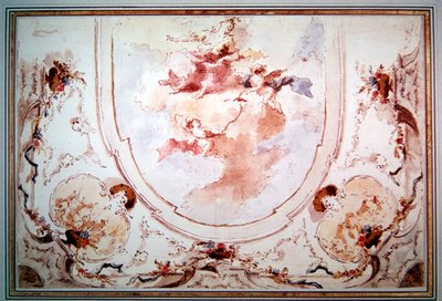 Proyecto de Fondo de Francesco attr. to Guardi