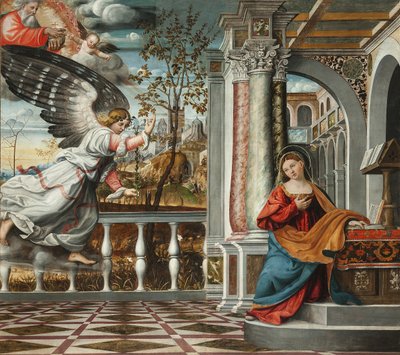 La Anunciación de Francesco da Milano