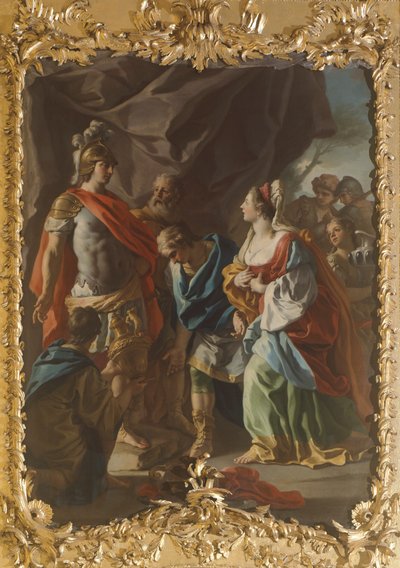 Historias de Alejandro, de Francesco De Mura (1696-1782) de Francesco de Mura