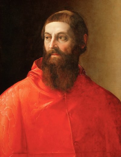 Retrato del cardenal Rodolfo Pio de Francesco de Rossi Salviati