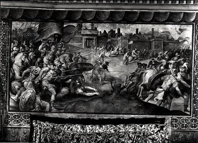 Carlos V (1500-58) contra los luteranos de Francesco de Rossi Salviati Cecchino