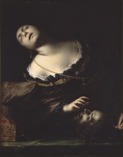 Herodías con la cabeza del Bautista de Francesco del Cairo