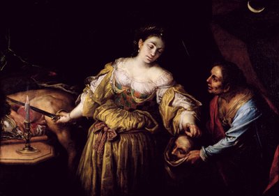 Judith decapitando a Holofernes, c.1648-54 de Francesco del Cairo