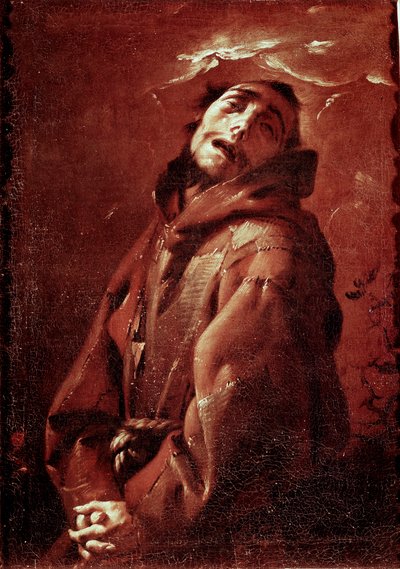 San Francisco de Asís en éxtasis de Francesco del Cairo