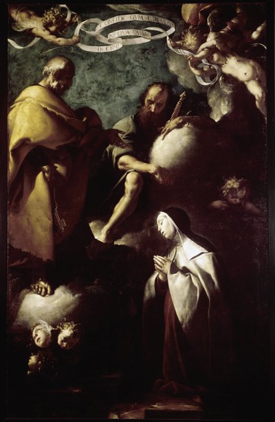 La Visión de Santa Teresa de Ávila de Francesco del Cairo