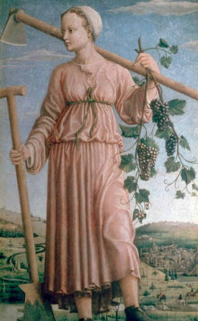 Alegoría del Otoño, siglo XV de Francesco del Cossa