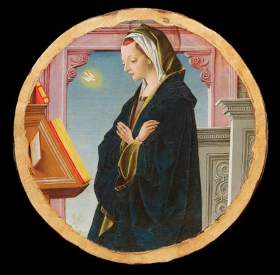 Políptico Griffoni: Virgen Anunciada, ca 1472-1473 de Francesco del Cossa
