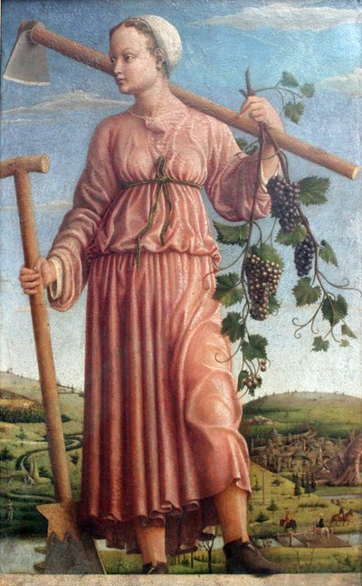 Polimnia, la musa de la poesía sagrada de Francesco del Cossa